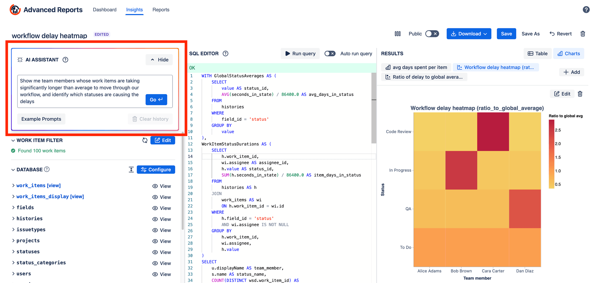 AI Assistant in Insight Editor